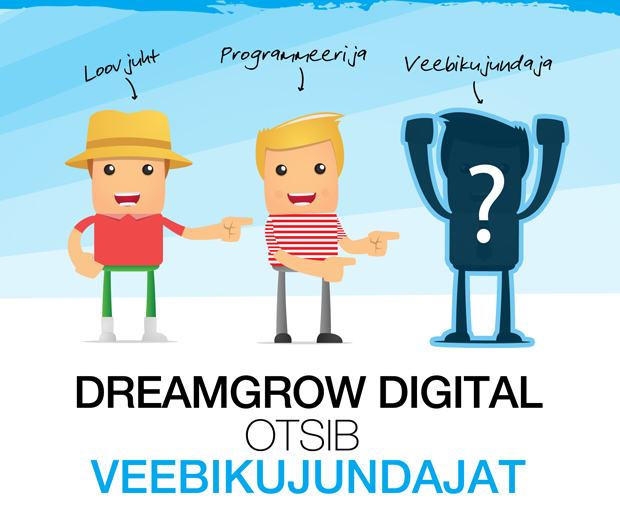 DreamGrow otsib veebikujundajat