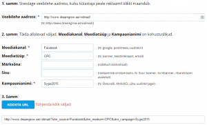 google analytics tags kampaanialinkide märgistamine