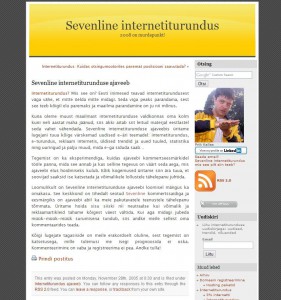 sevenline blogimine