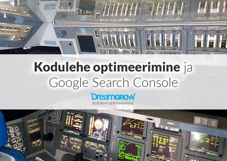 kodulehe optimeerimine google search console abiga