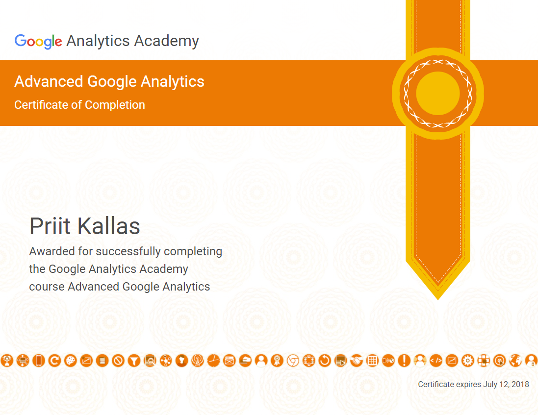 google analytics koolitus sertifikaat