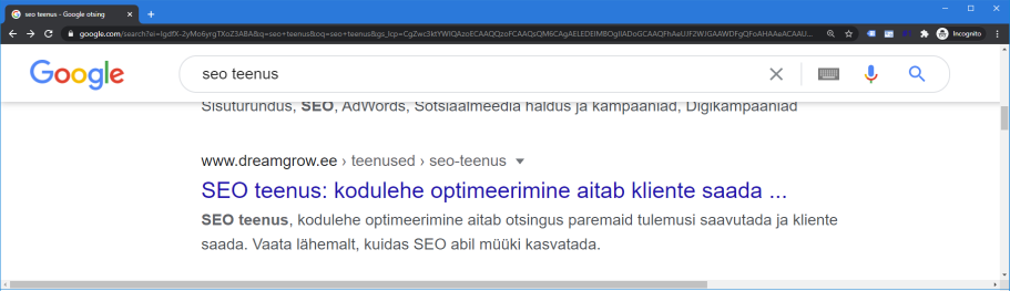 seo aadress