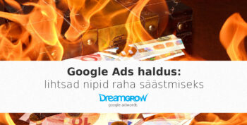 google ads haldus raha nipid