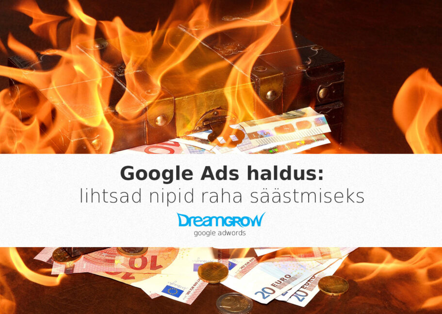 google ads haldus raha nipid