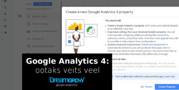 google analytics 4 seadistamine