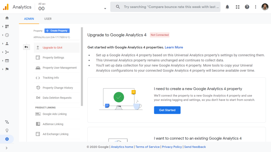 google analytics 4 uuendamine