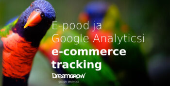 e pood ja google analyticsi e commerce tracking
