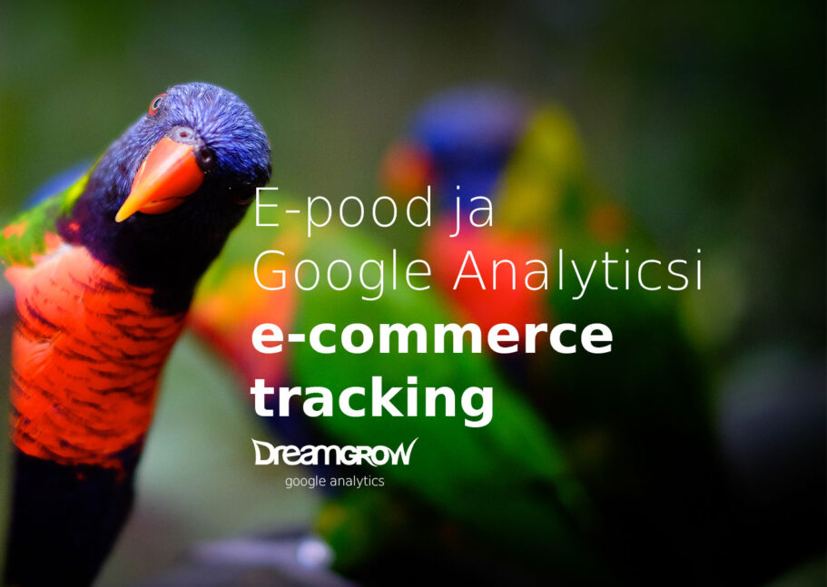 e pood ja google analyticsi e commerce tracking